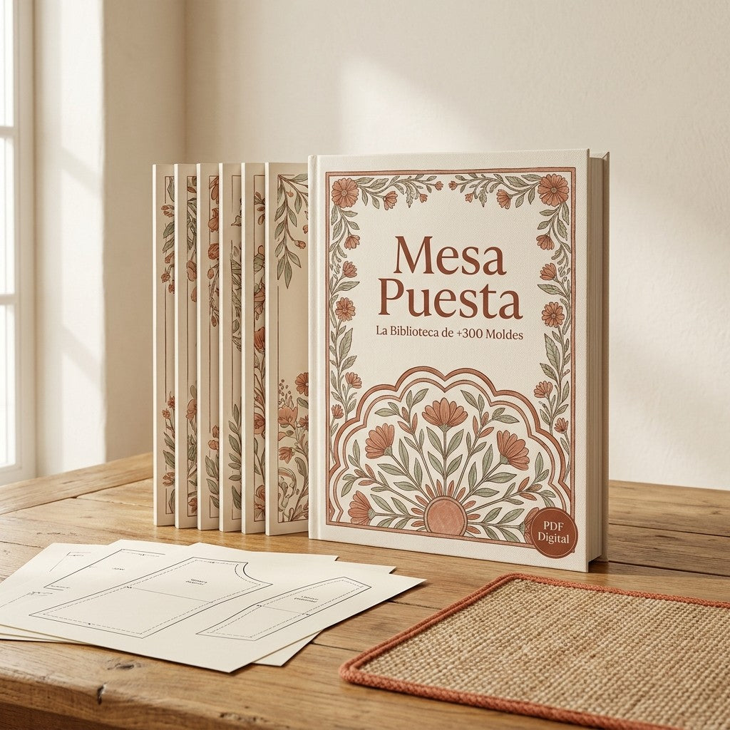 Mesa Puesta — La Biblioteca de +300 Moldes